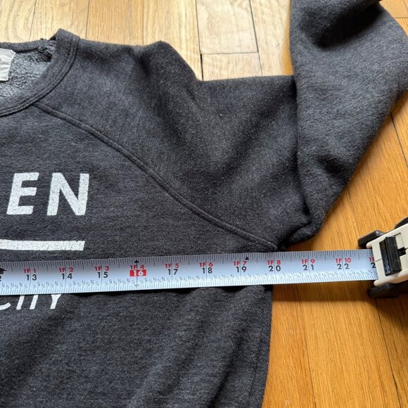 Sol Angeles Size S Charcoal Gray US Open New York City Crewneck Sweatshirt Smal - Picture 5 of 10